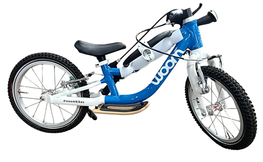 Woom GO 1 Plus Balance Bike, Metallic Blue