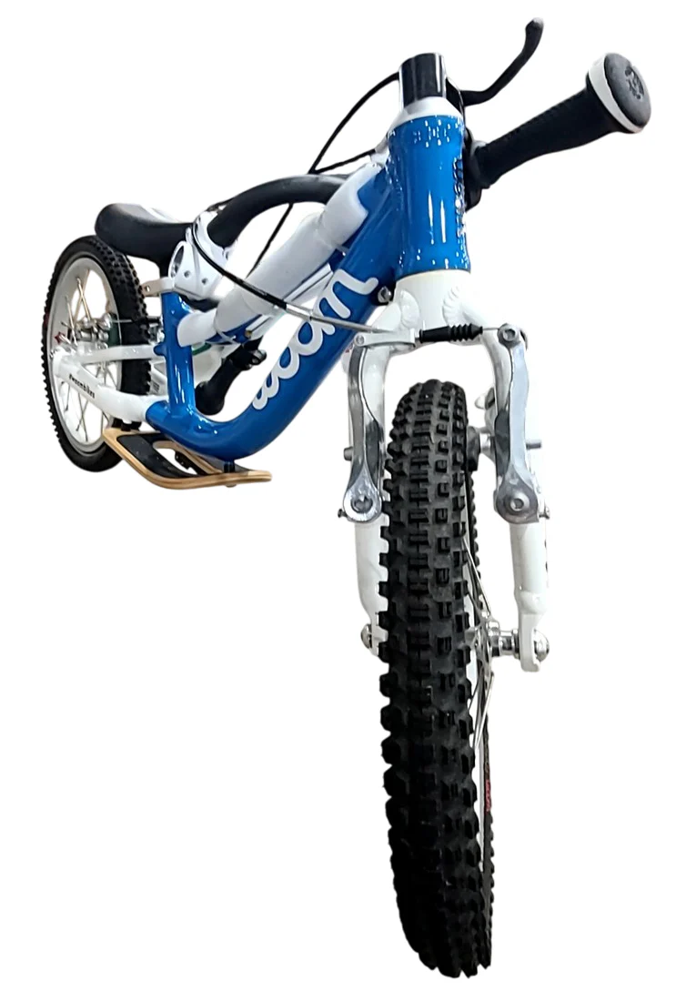 Woom GO 1 Plus Balance Bike, Metallic Blue - Image 3