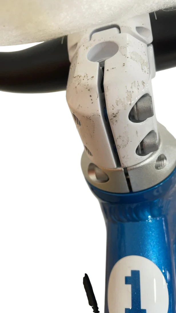 Woom GO 1 Plus Balance Bike, Metallic Blue - Image 6