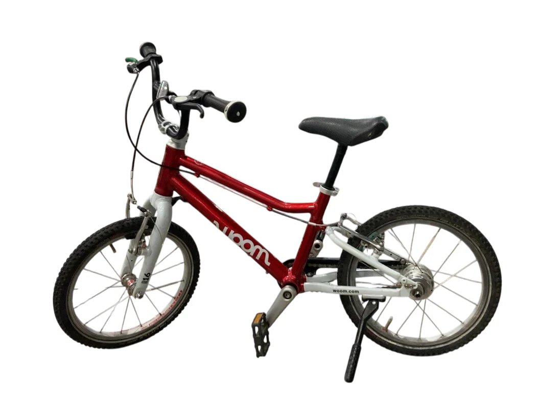 Woom GO 3 Bike "16, Anniversary Edition Red, AUTOMAGIC
