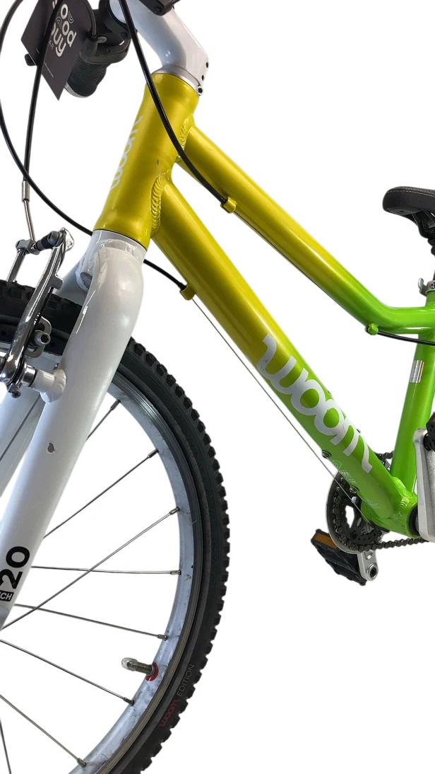 Woom ORIGINAL 4 Bike 20", Lizard Lime - Image 4