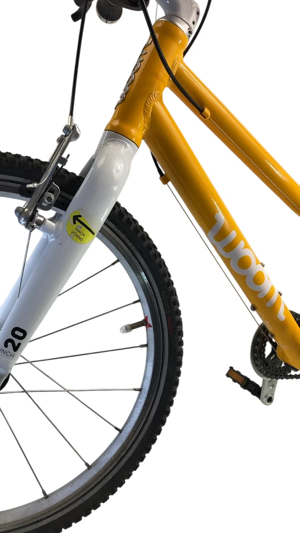 Woom ORIGINAL 4 Bike 20", Sunny Yellow - Image 3