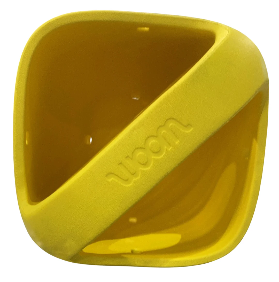 Woom POP Kids' Bike Basket, Banana Yellow - Image 2