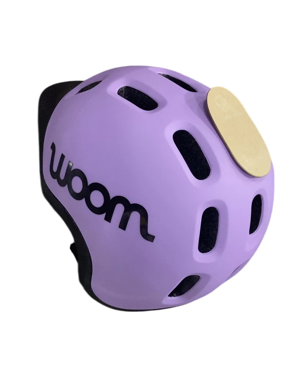 Woom Ready Kids Helmet, Lilac, Medium, Without Light - Image 2