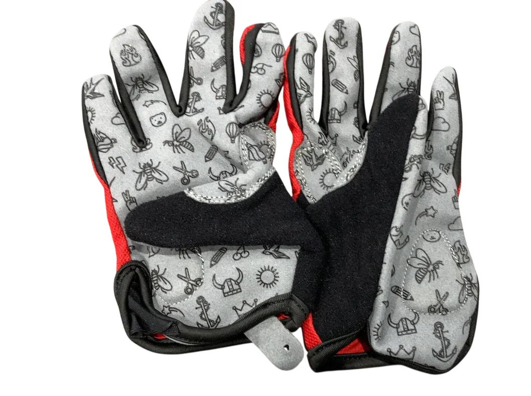 Woom TENS Bike Gloves, 6 (13.5 cm), Woom Red - Image 4