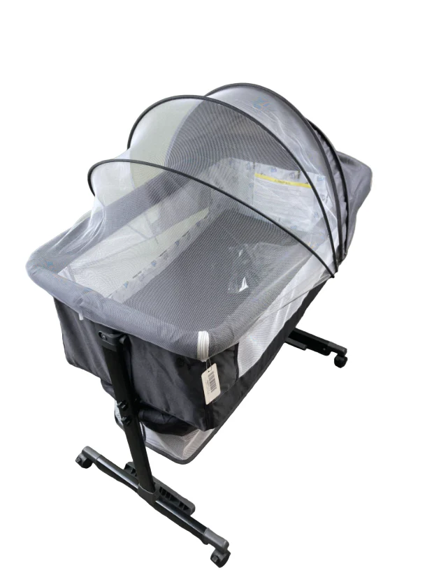 Yadaqe Portable Bedside Sleeper Bassinet, Dark Gray - Image 2